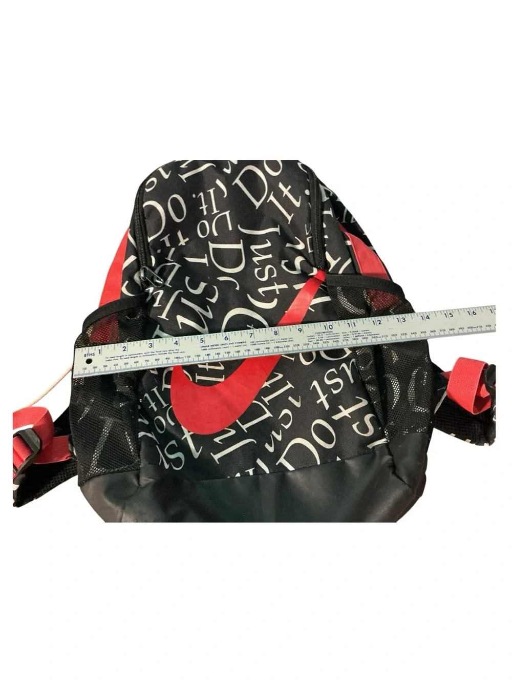 Nike “ JUST DO IT” Print Design Unisex Backpack